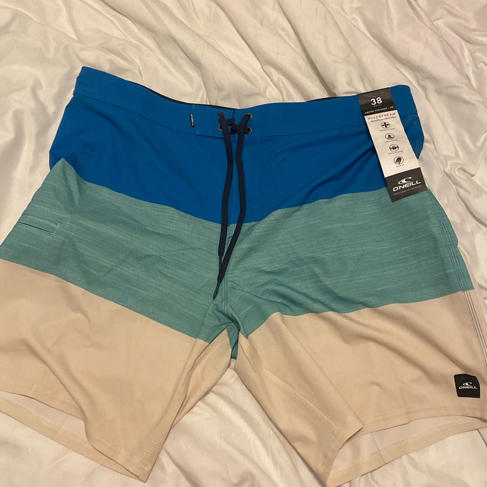 O’Neill hyper freak stretch swimtrunk  size 38. Never worn